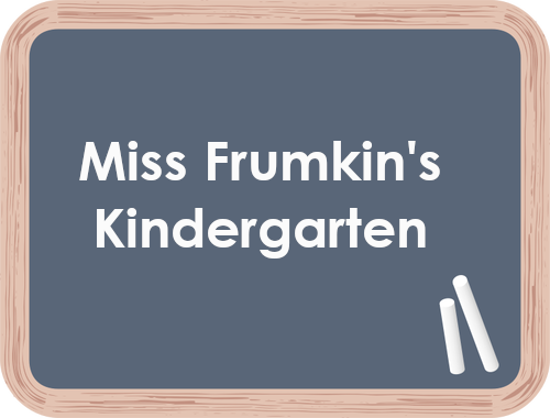 Miss Frumkin's Kindergarten Chalkboard 