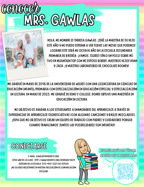 Meet the Teacher Spanish