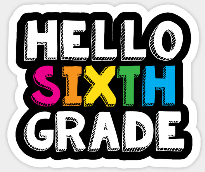 Hello Sixth Grade