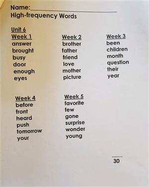 Unit 6 